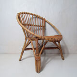 Children's rattan chair