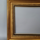 Frame hollow edges wood gilded stucco gold leaf foliage 41x33 or 45x37 cm SB187