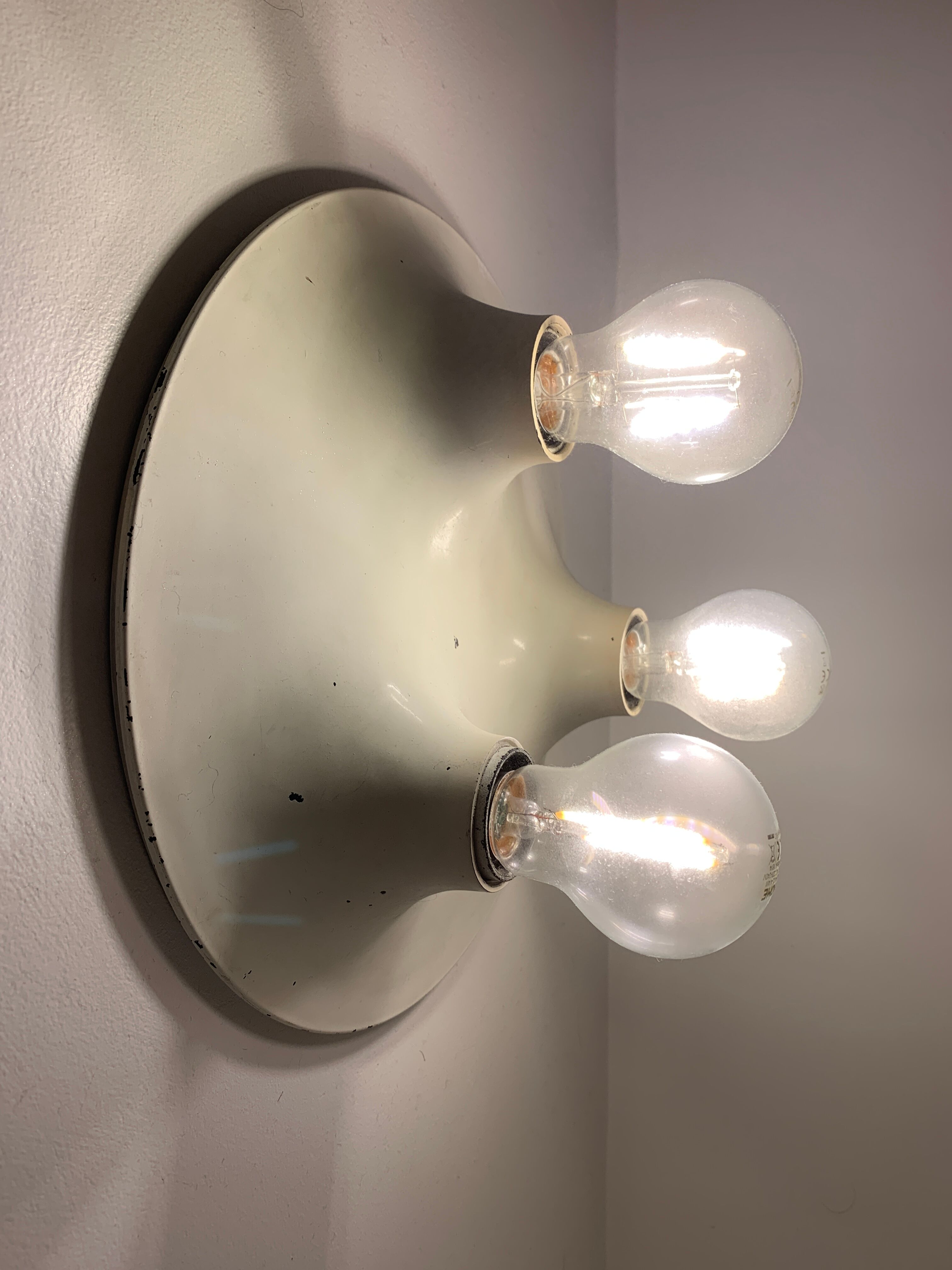 Wall lamp/ceiling lamp triteti Artemide Vico Magistretti