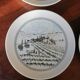 Série de 6 assiettes à dessert en porcelaine - Décors naifs hyvernaux