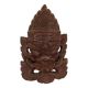 Masque de décoration asiatique en bois sculpté