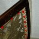 Art-new wooden and brass firewall