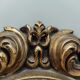 Round wall mirror Deknudt baroque gold vintage scrolls decor