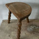 Tabouret tripode bois
