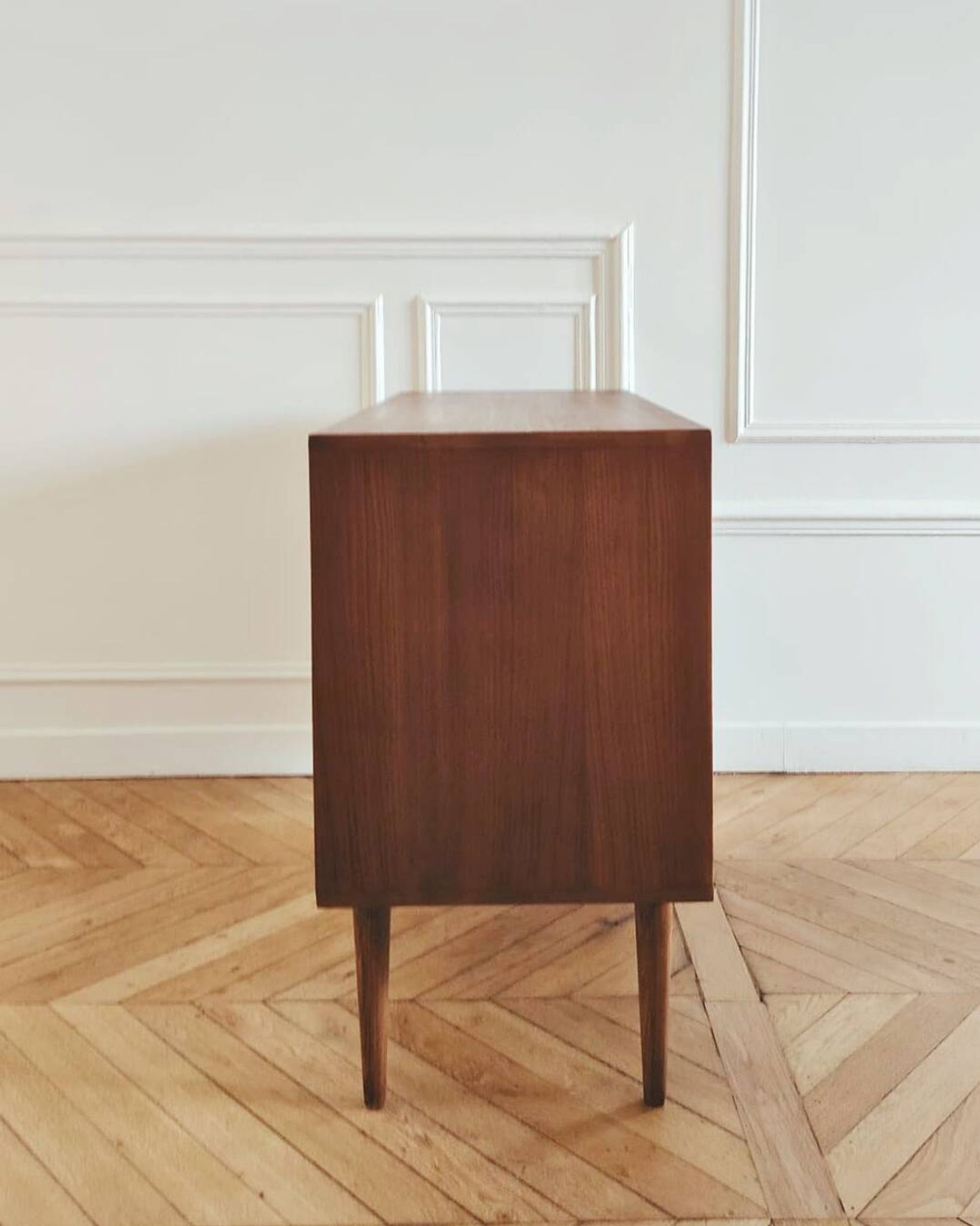 Buffet/ enfilade vintage rénové, style scandinave, années 60