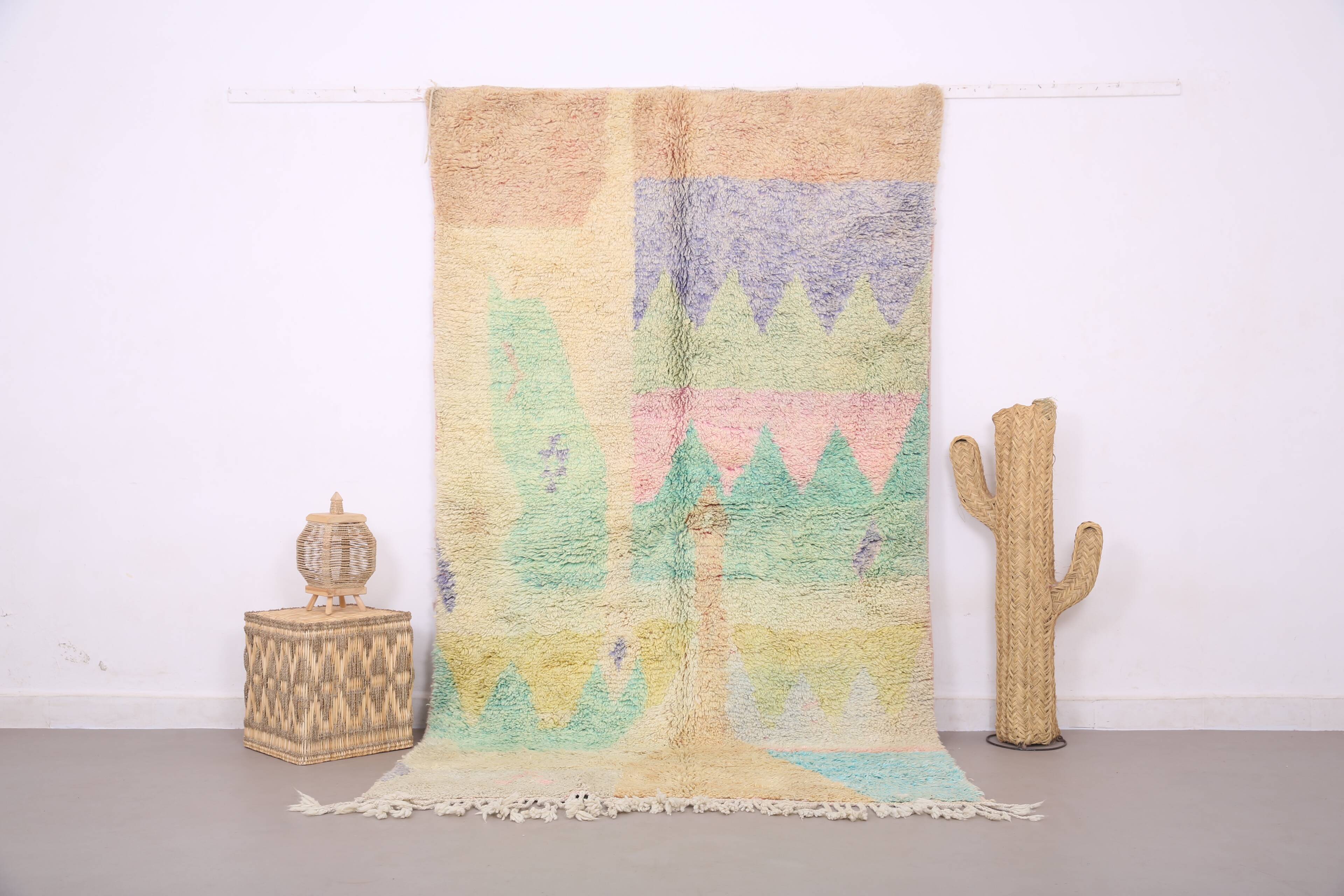 Vintage Boujaad Rug 157 x 270 - Vintage moroccan rug - Berber Wool Rug
