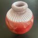 Glazed ceramic ball vase by Jean and Robert Cloutier 1950-1960