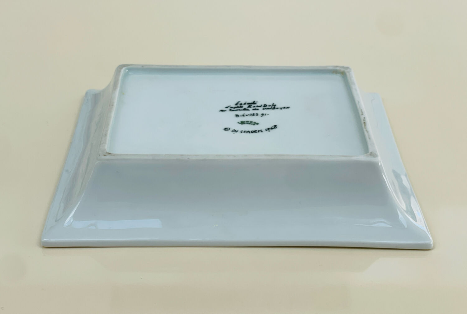 Limoges porcelain catchall - Raoul Dufy design - 1968 edition