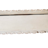 Silver-plated metal tray