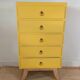 Vintage 5-drawer chest of drawers