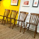 Série de chaises scandinave 45 cm