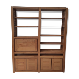 House Regain Library in solid elm