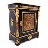 Antique Boulle chest of drawers from the mid-19th century, France.