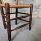 Ensemble de 8 chaises en bois et paille