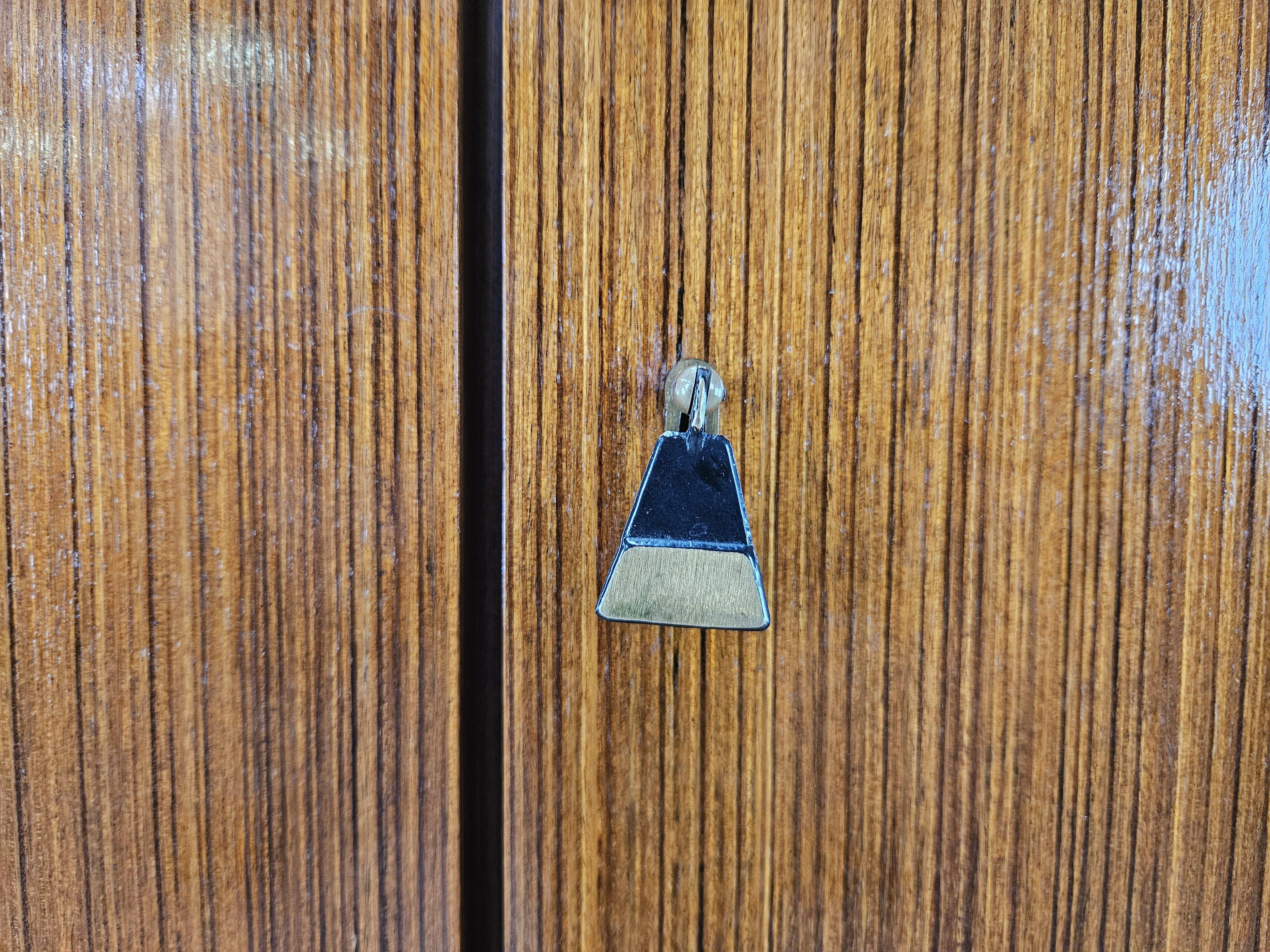 Vintage 1960s two-door wardrobe