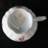 10 cups batch with porcelain saucers from Bavaria D-RW Weissenstadt