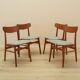 Set of four teak chairs, Danish design, 1970s, made in Denmark