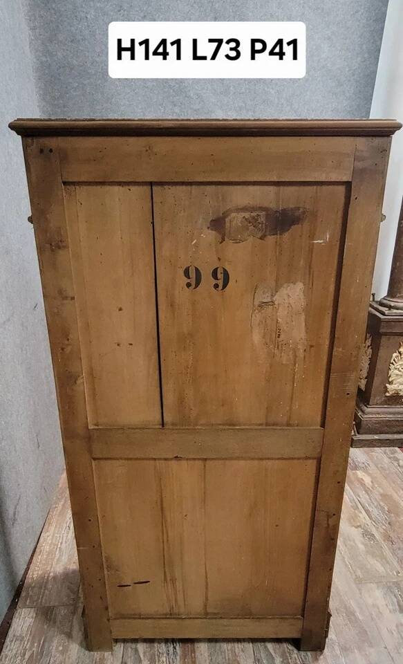 Napoleon III period secretary in a faux walnut chest of drawers