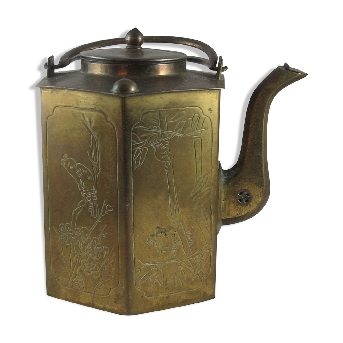 China 20th century copper teapot