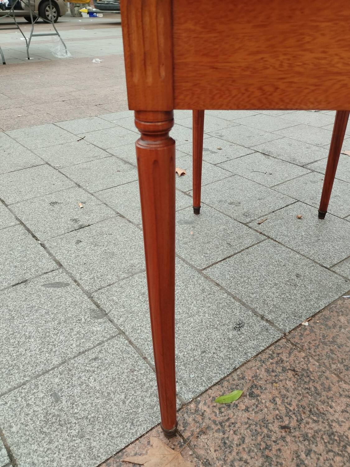 Antique flat desk in Louis XVI style