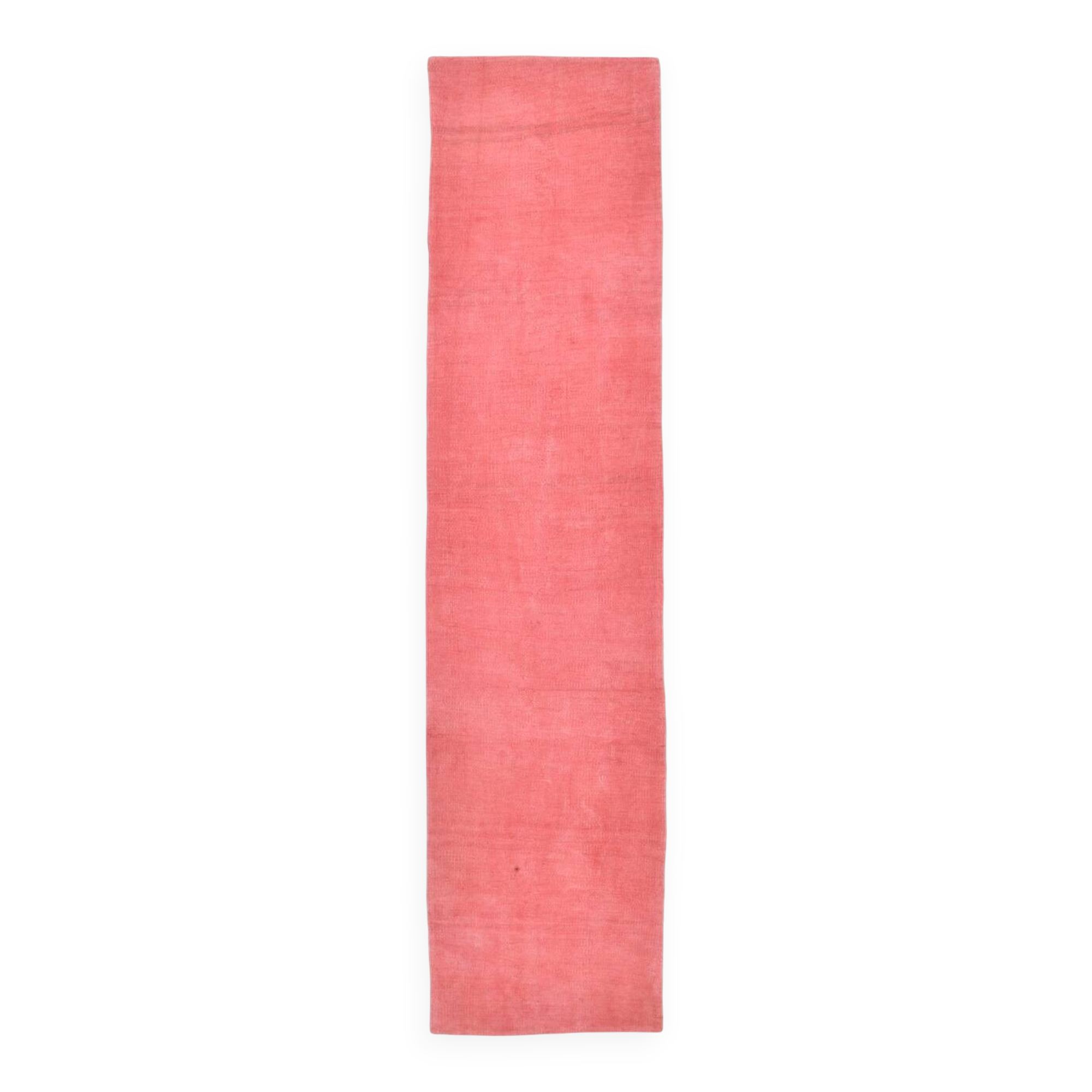 Pink Salmon Vintage Runner Rug, 79x345Cm