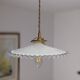 Vintage opaline suspension