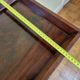 Old Empire period console in mahogany and veneer wood with bowl top