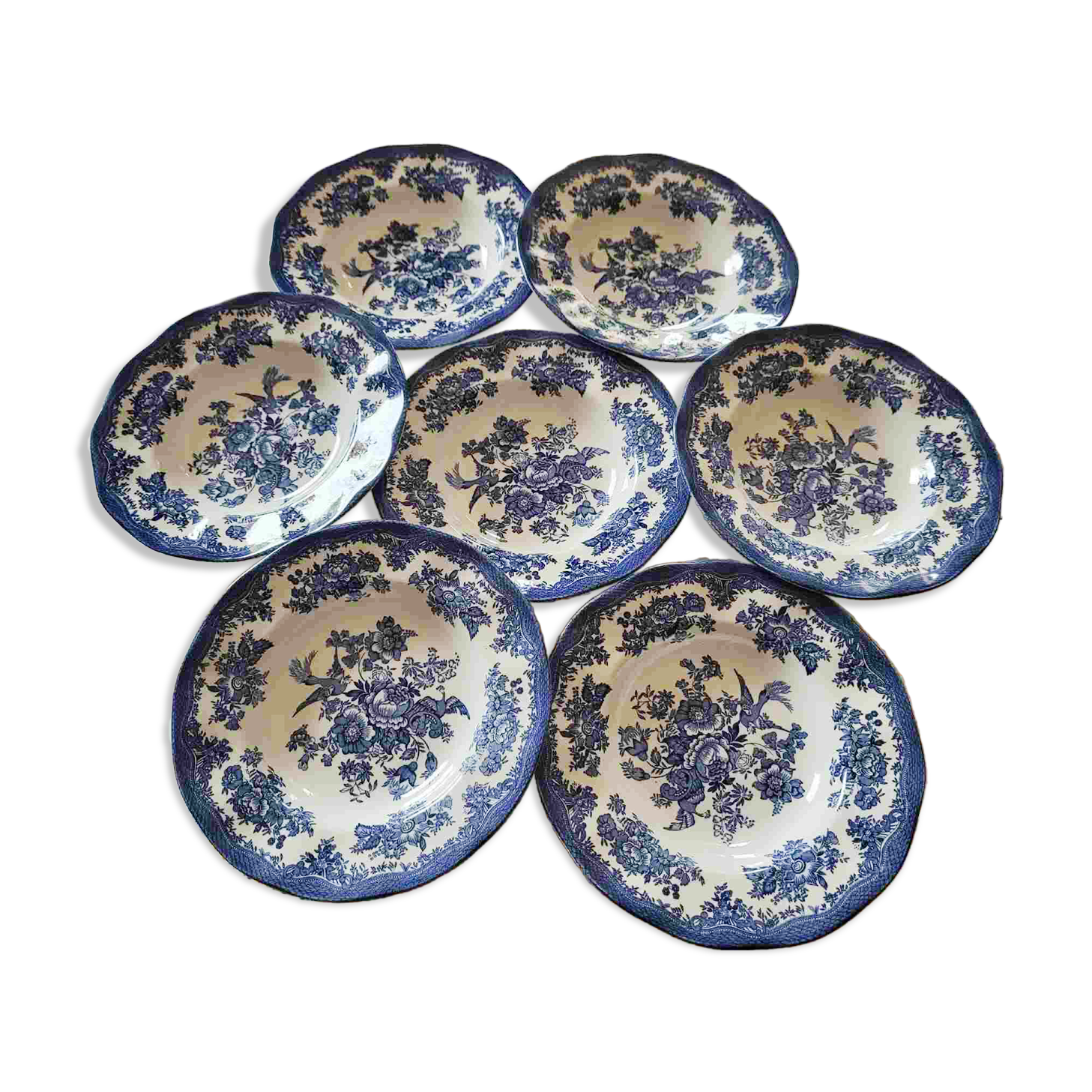 Hollow plates / Hollow plates ASIATIC PHEASANTS Enoch Wedgwood