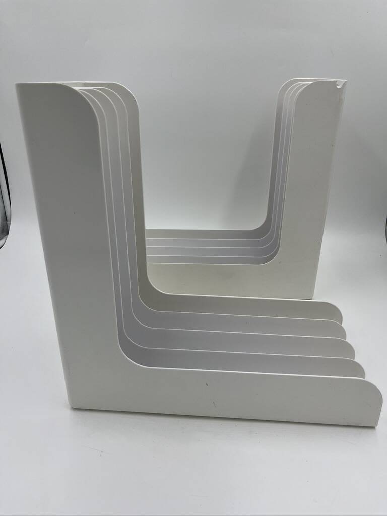 Set of white vinyl holders for 33T