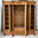 Armoire à glace 3 portes style faux bambou époque 19e siècle