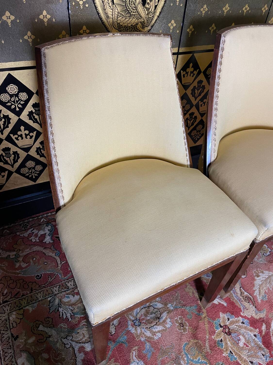 Suite of 4 Art Deco period chairs