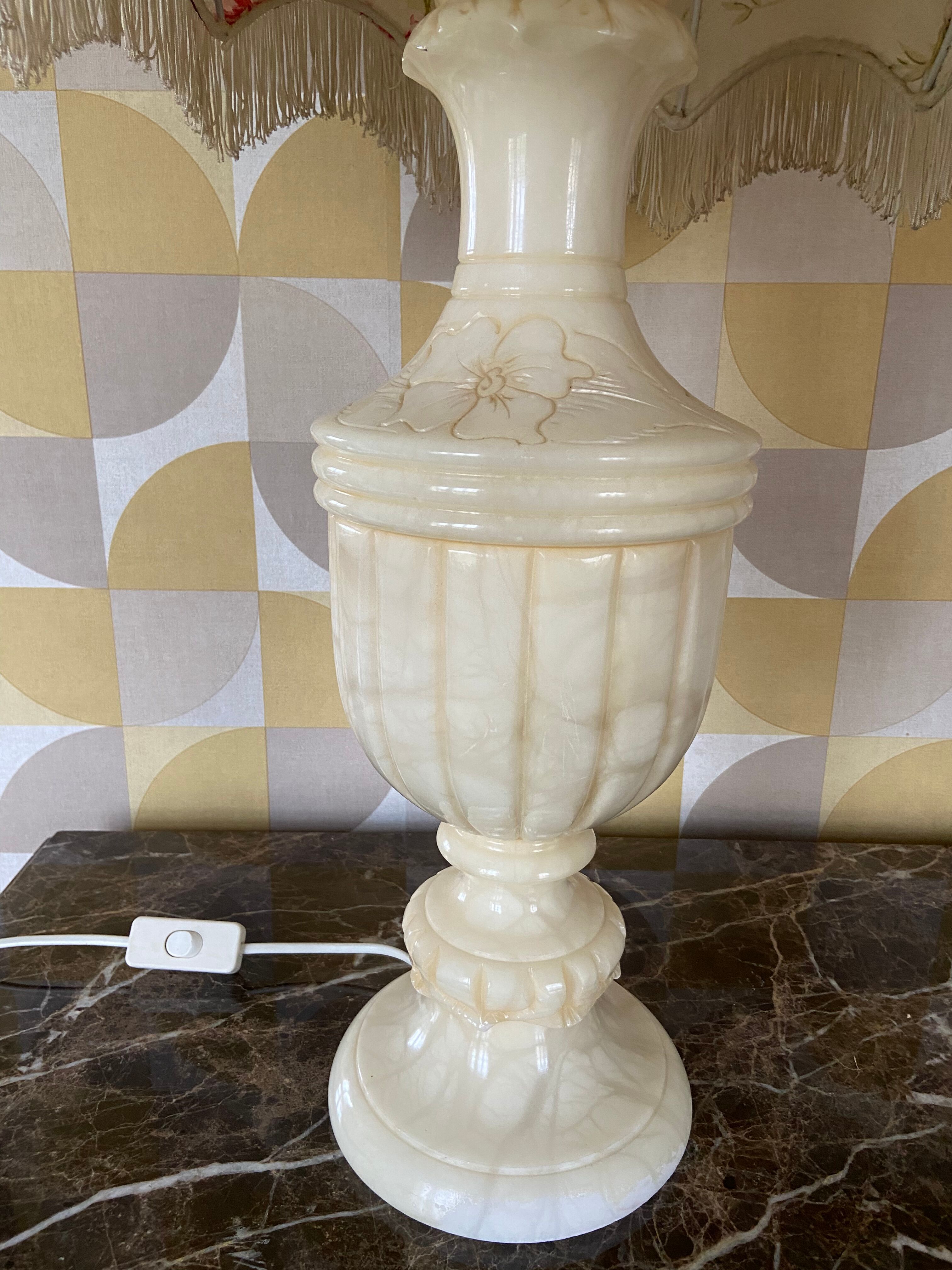 Alabaster lamp