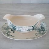 Sarreguemines U & Cie sauceboat, Snow model