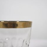 Whiskey Tumbler "Ritz" Glass with 24-Karat Gold Rim from Mäander, 1960s