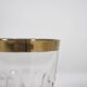 Whiskey Tumbler "Ritz" Glass with 24-Karat Gold Rim from Mäander, 1960s