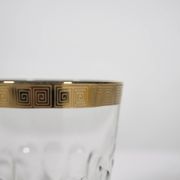 Whiskey Tumbler "Ritz" Glass with 24-Karat Gold Rim from Mäander, 1960s