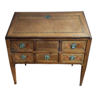 Slope office Louis 16. Inlaid. 18th.