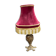 Lampe en verre soufflé