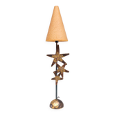 Robert Kostka Brass handmade Table lamp 1980s France