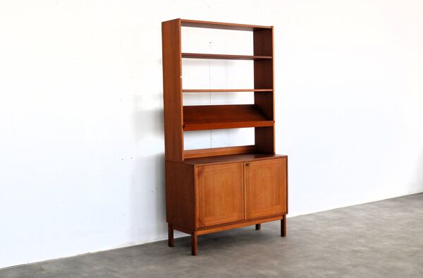 bibliothèque vintage   armoire   teck   suédois