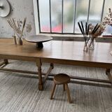 XXL solid oak table 3m2