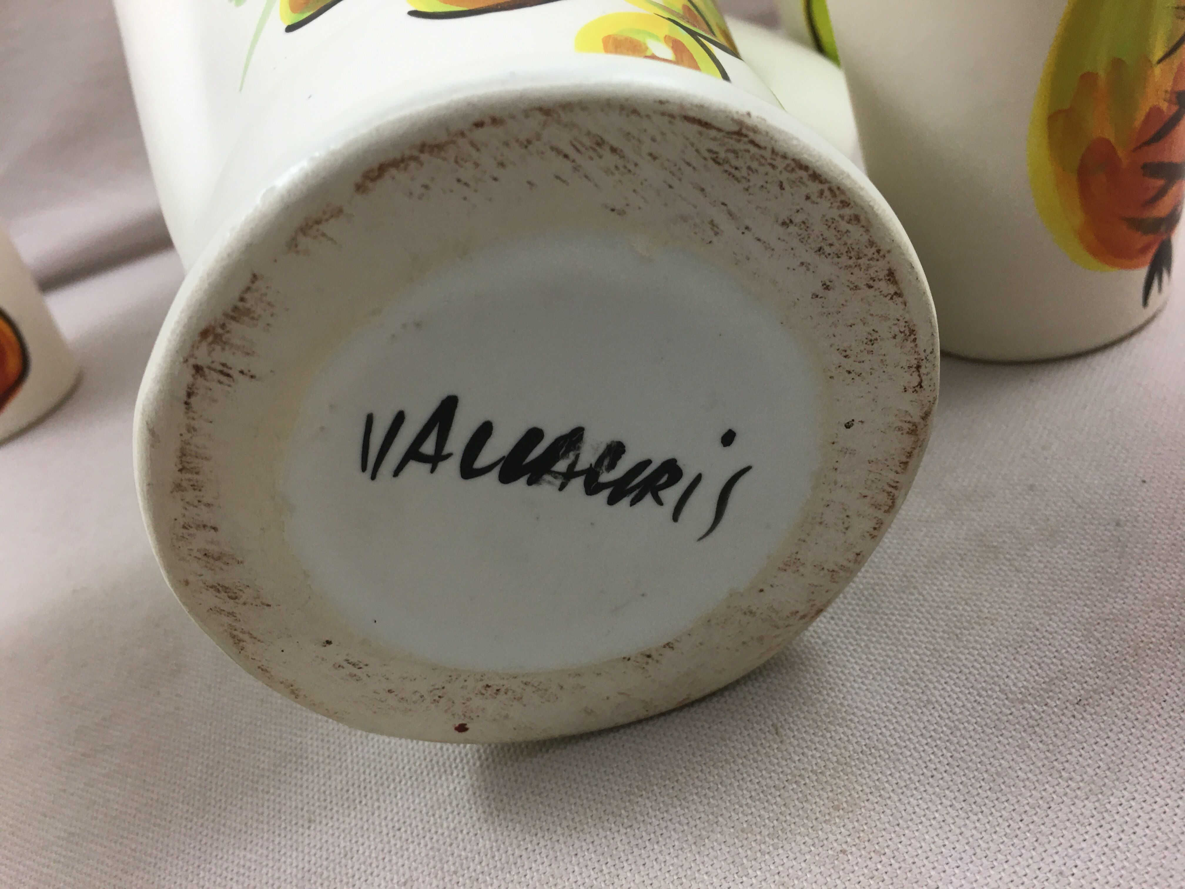 Vaullauris vintage orangeade service