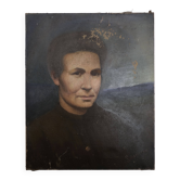 Portrait Huile sur toile Esprit moderne signé Magisson 1930