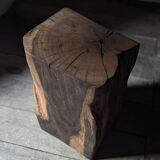 Antique oak pedestal