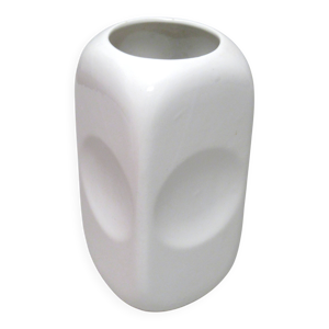 Vase rectangulaire blanc