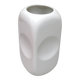 White rectangular vase Parravicini 1970s