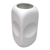 White rectangular vase Parravicini 1970s