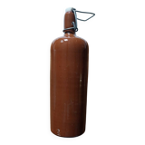 Bouteille ancienne en grès vernissé