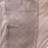 Light beige embroidered tablecloth