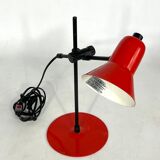 Vintage red table lamp by Veneta Lumi. Italy 1970s